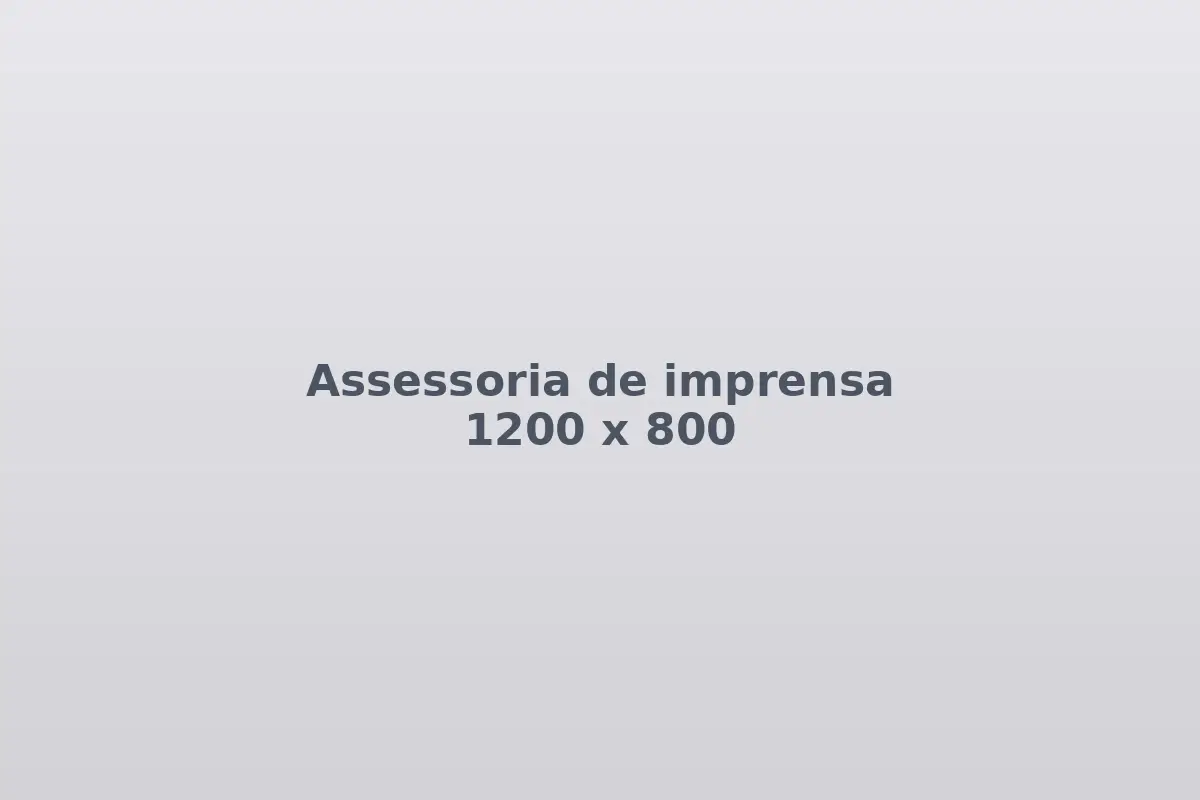 Planejamento de assessoria de imprensa com pautas e materiais jornalísticos